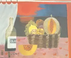 Red Sunset by Mary Fedden, lithograph, sold Dec 2023