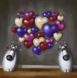 The Colour of Love by Peter Smith, giclee, sold Dec 2023