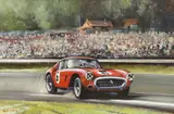 Ferrari 250 SWB, 1961 Tourist Trophy by Dion Pears, oil on canvas, offered Nov 2023