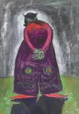 Surreal mixed media by Emmanuel Levy, mixed media, sold Nov 2023