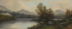 Panoramic by J. Bryant, oil on board, offered Nov 2023