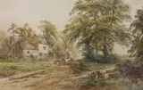 Victorian heightened by E. W. Nevil, watercolour, offered Nov 2023