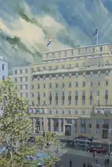 Heightened Architect's by G. A. Campbell, watercolour, sold Nov 2023