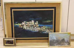 Impasto by Anne Sinclair, oil on canvas, offered Nov 2023