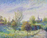 Impressionist by Jeanette Leuers, oil on canvas, sold Nov 2023