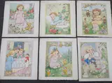 Humorous Children with by Phyllis Purser, watercolour, sold Nov 2023