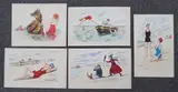 Bathing Scenes by Alfred Edward Philp, ink and watercolour, sold Nov 2023