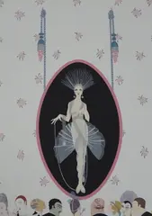 Untitled by Erté, pencil, sold Nov 2023