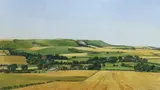 Firle Beacon by Clifford Meadway, oil, sold Oct 2023