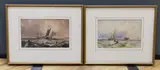 from Hastings by Julia Lowther, watercolor, sold Oct 2023