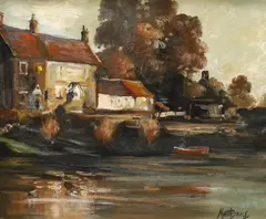 The White Hart by Matt Bruce, oil on board, offered Oct 2023