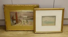 Palace Pier, Brighton by Albert Goodwin, watercolour, sold Oct 2023