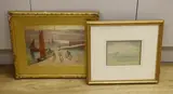 Palace Pier, Brighton by Albert Goodwin, watercolour, sold Oct 2023