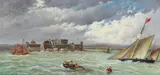 Stokes Bay, Off Gosport, Hants by Harry Musgrave, 1892, oil on canvas, sold Oct 2023