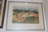 Strupshaw Quarry by Noël Spencer, 1972, watercolour and gouache, sold Jan 2024