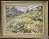 My Wild Garden by Mary Martin, oil on board, sold Jan 2024