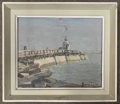 The Harbour Bar by Rowland Fisher, oil on board, sold Jan 2024