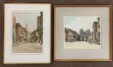 St Margaret Street Canterbury and by William Tatton Winter, pencil, sold Jan 2024
