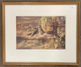 Rum Tum Tiger by Paul Monteagle, pencil, sold Jan 2024