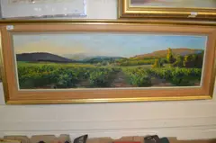 French landscape by Pierre Roussel, oil on canvas, sold Jan 2024