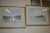 Near Tarbert, Loch Lomand by Stanley Orchant, watercolor, sold Jan 2024