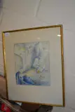 A reclining figure holding the rosary cross has a by Muriel Hayden Inwood, watercolour, sold Jan 2024