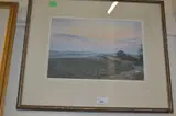 Towards Weybourne by Margaret Glass, pastel on paper, sold Jan 2024