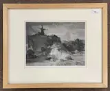 The High Mill by Leonard Russell Squirrell, pencil, sold Jan 2024