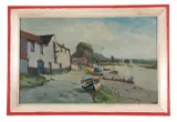 Burnham Overy Staithe by Jack Cox, oil on board, sold Dec 2023