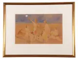 Bird Flying Free by Tony Bestwick, watercolour, offered Dec 2023