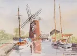 Horsey by Charles Watts, watercolour, sold Dec 2023