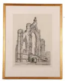 Howden Church, Yorkshire by John Sell Cotman, etching, offered Dec 2023