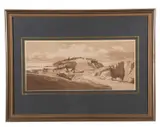 Town and Port of Granville by Vincent Brooks, lithograph, offered Dec 2023
