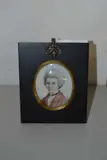 Portrait of a lady by Joan Patricia Carter, watercolour, sold Dec 2023