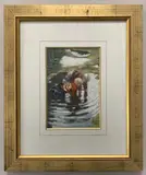 The Puddle by Anne Bull, oil on board, offered Dec 2023