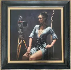 The Lost Reel by Hamish Blakely, giclee on board, sold Dec 2023