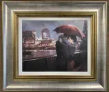 Midnight Embrace by Mark Spain, oil, offered Dec 2023