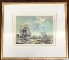 Landscape by Rowland Hilder, watercolour, offered Dec 2023