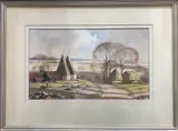 Old Oast Houses by Anthony Pearce, watercolour, sold Dec 2023