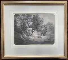 A Cottage in Elliot by James Bourne, watercolour and wash, offered Dec 2023
