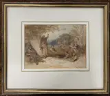 Walker-Bagshawe by Charles Cattermole, watercolour, sold Dec 2023