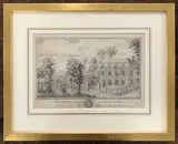 'Harborne Lodge near Worcester by Edward Francis Burney, ink, sold Dec 2023