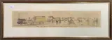 A First Class Train on the Liverpool and Manchester Rail-way by P.H. Reynolds, 1834, engraving, offered Dec 2023