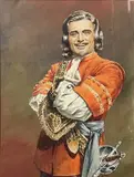 Untitled by George Cattermole, Watercolour - The King’s Captain or D’Artagnan, sold Dec 2023