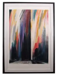 Muse of Manhattan by Richard Walker, screenprint, sold Nov 2023
