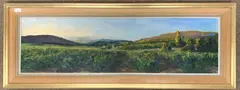 French landscape by Pierre Roussel, oil on canvas, sold Nov 2023