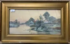 Untitled by Frederick Gordon Fraser, watercolor, sold Nov 2023