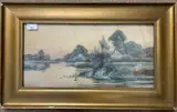 Untitled by Frederick Gordon Fraser, watercolor, sold Nov 2023