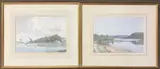 Near Tarbert, Loch Lomand by Stanley Orchant, watercolor, sold Nov 2023