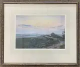 Towards Weybourne by Margaret Glass, pastel on paper, sold Nov 2023